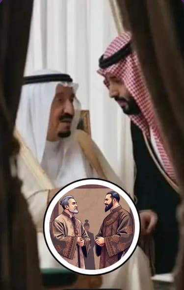 الملك سلمان وولي العهد محمد