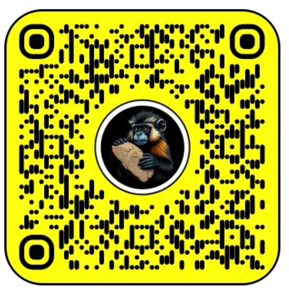 sticker moneky hit by stone for streak