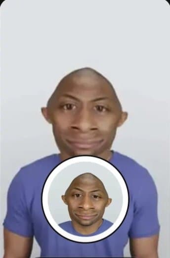 وجه المستخدم