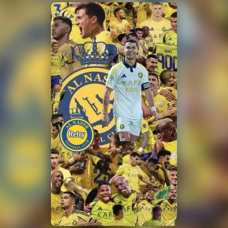 Filtre Al-Nassr Saudi de mashhoraiharty | Lenses Snapchat