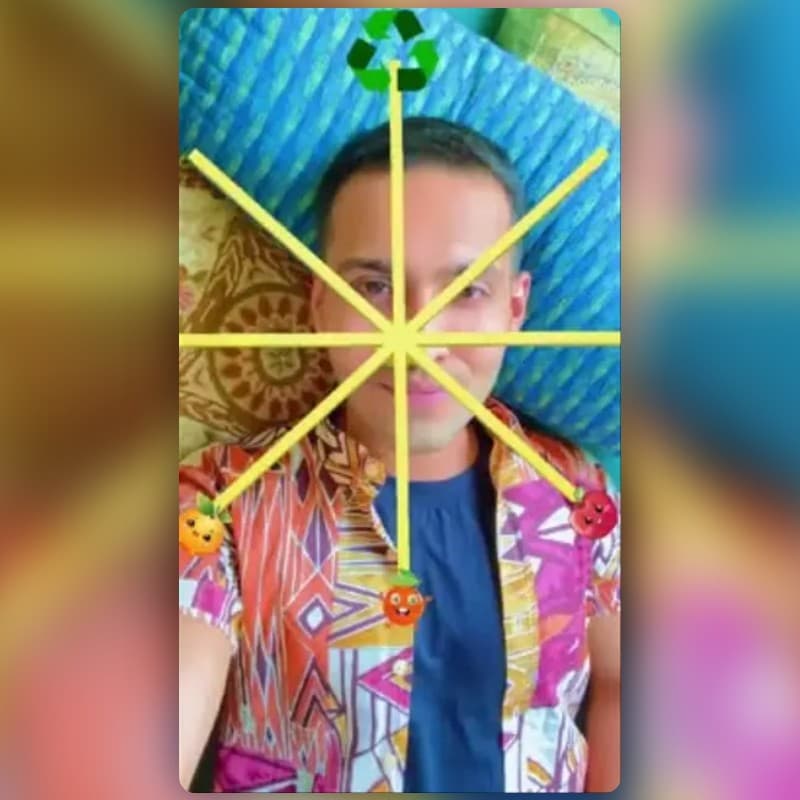 Filtre Fruits game de mashhoraiharty | Lenses Snapchat